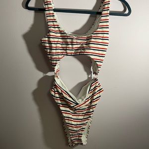 Super fun, cut-out one-piece! Hollister. Size Small.